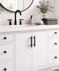 Matte Black Cabinet Pulls And Drawer Knobs Set For Cabinets And Drawers, Includes Ten Long Pulls And Ten Round Knobs, A Sleek No Brainer Upgrade For Your Kitchen Or Bath.