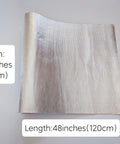 Self-Adhesive Aluminum-Fiberglass Heat Shield Wrap, 15 By 48 Inches, shown in a silver sheet, aluminum-backed for thermal insulation