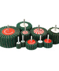Grab These Super Versatile Non Woven Flap Sanding Wheels For A Smooth Finish On Metal Surfaces With 180 Grit Abrasive Material.