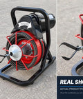 Nail Down Those Pesky Drain Clogs With This Eight Piece Electric Auger Replacement Head Kit featuring heavy duty spiral cutters.