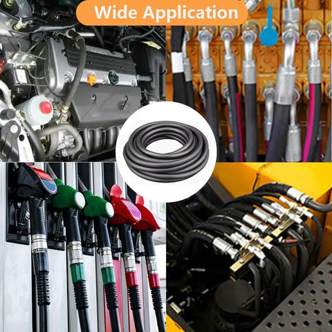 Wide application of 5/16 Inch 8mm ID Fuel Line Hose, 10ft Push Lock NBR Rubber Fuel Hose For Automotive Systems