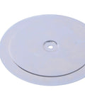 Pro Grade Metal Knockout Seal 4 Inch Conduit Size Self Centering Embossed Plate 16 Gauge Galvanized Steel Rust Resistant Three Eighths Inch Thread For Knockout Punch Die Pack of 10 plate with bracket and screw