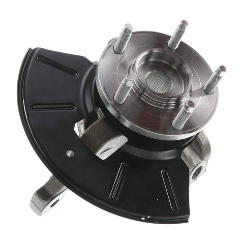 2 Piece Front Wheel Bearing Hub Steering Knuckle Assembly Kit For 2001 2004 Ford Escape And 2001 2004 Mazda Tribute close-up view