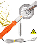 Heavy Duty Stainless Steel Oil Tank Gauging Tape 33Ft Rugged Explosion Proof Anti Static Sounding Tape With Plumb Bob