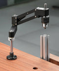 Beefy Tapping Cantilever Bracket For CNC Aluminum Alloy Machines With 130mm Stroke And 0 To 44mm Clamp Range displayed