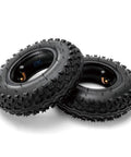 Two 200x50 8x2 dirt scooter knobby tires and inner tube set for off road electric go karts and mountain scooters 2 pack on display