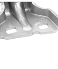 Close-up of left door hinge from Left And Right Door Hinge Set Replacement For Chrysler Plymouth Prowler 1997 To 2002 Grey Primer Bolt On Upgrade