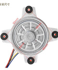 Top view of DC Brushless Motor For Air Conditioners With Variable Frequency, Smooth Operation And Long Lifespan, No Drama Internal Fan Replacement, Compatible With SIC-310-25-1 0010401703, Built To Last showing size measurements