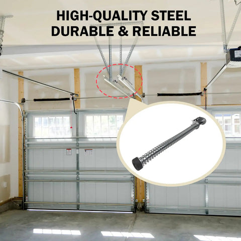 Beefed Up Heavy Duty Garage Door Pusher Springs Pair For Opener System Left And Right Plunger Bumpers 20 Inch Cable