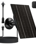 4W High Efficiency Solar Panel For Blink Outdoor Cameras, ultra durable solar charger, 10 foot cable, 360 adjustable mount, IP66