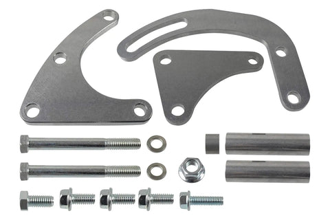 Beefy Big Block Chevy BBC Alternator And Power Steering Pump Bracket Kit For Electric Water Pump components