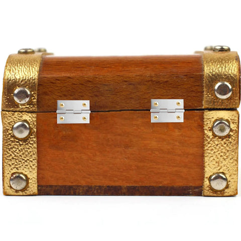 Wooden box with gold accents featuring 30 Pieces Stainless Steel 2 Inch Cabinet Door Hinges Set For Furniture And Cabinets Durable Rust Resistant