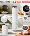 Compact Handheld Vacuum Sealer For Food With 30 Reusable Bags Portable Automatic Sealing Machine in kitchen view