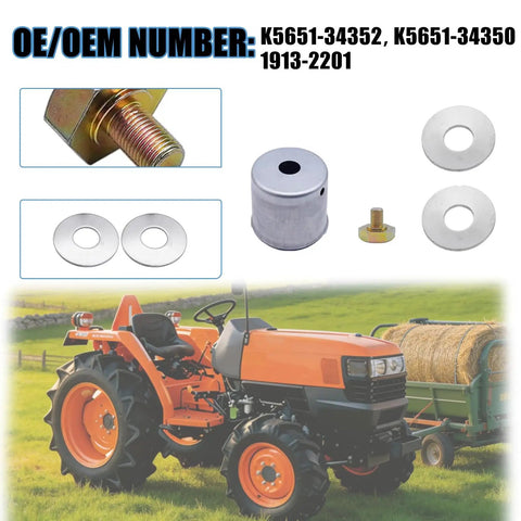 Heavy Duty Mower Blade Bolt Belleville Spring Cup Washer Kit For Kubota ZD Series ZD326 ZD331 ZD1211 RCK60 Replacement Parts Fits Commercial Zero Turn Mowers, bolt and washers