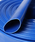 Heavy Duty Flat Lay Hose 6 Inch Diameter 300 Feet Long Sump Pump Discharge backwash PVC material detailed close-up