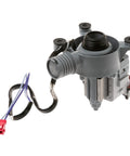 Heavy Duty Replacement Washer Pump Assembly Fits Ge And Hotpoint Wh11x34742 gray plastic pump with drainage hose for laundry machines.