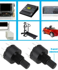 8-speed 4 Pack Plug And Play 16mm Rotary Switch Kit With 1 Pole And 8 Positions Washer And Nut Black RS16 IP66 Rated