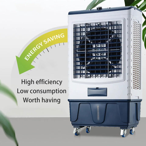 Stay Chill All Day Long With This Portable Evaporative Air Cooler Boasting Three Custom Wind Settings And Easy Glide Wheels.