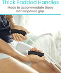 Sock Aid For Easy On And Off With Comfort Foam Grip For Seniors And Limited Mobility Stocking Slider For Hosiery Donning And No Sweat Recovery For Everyday Dressing And Comfortable Self Donning Of Socks, foam handles