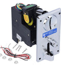 Top Tier Generic Electronic Selector For Game Vending Machines In Cool Silver Gray with installation hardware and wires.