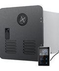 Rock Solid On Demand Tankless Water Heater With 55000 BTU with sleek black design and smart thermostat control.