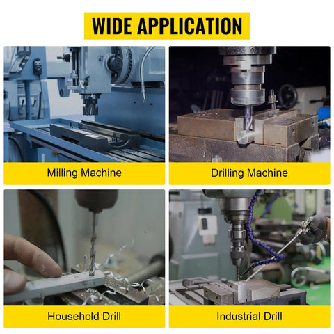 Wide application of 6 Inch Accu Lock Down Milling Vise for drill press and bench clamp on milling and drilling machines.