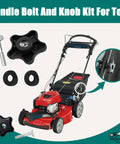 Heavy Duty 92-2260 Handle Knob And Screw Bolt Washers Kit For Toro Powerlite Snowblowers And Walking Lawnmowers Super Durable Replacement Part To Fix Locking Bolts Fast on mower handle