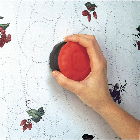 Wallpaper Remover Tool With Multi Directional Scoring Wheels For Easy Wallcovering Removal Perforates Thoroughly Without Wall Damage Quick Room Turnaround Paper Tiger Inspired Scoring Action DIY Friendly Pro Grade Tool