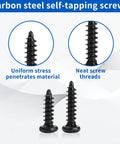 1300 Pcs Wood Screws Assortment Kit M2 M2.5 M3 Self Tapping Phillips Pan Head Screws for Wood and Plastic DIY Projects