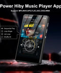 80GB Android MP3 Player With Bluetooth And WiFi 4.0 Inch Touch Screen Music Player For Kids displaying music app interface