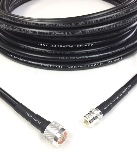 35 Foot LMR 400 Coax Extension N Male To N Female For Outdoor Ham Radio WLAN CB And WiFi Antennas Low Loss 50 Ohm Feedline