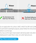 Installation guide for Heavy Duty Waterproof Butyl Sealing Tape With Aluminum Foil Backing For RV Roofs And Gutters