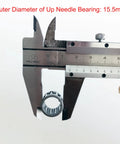 Outer diameter measurement for 12mm Piston Pin Kit With Needle Bearing And Clips For Two Stroke 66cc 80cc 100cc Gas Motorized Bicycle