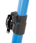 Close-up of pro-grade clamp on Deluxe Home Mechanic Bike Repair Stand With Pro-Grade Clamp, Easy Setup, Heavy-Duty Steel Frame