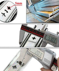 Close-up view of Built Tough Heavy Duty Drawer Runners with Auto Lock, measuring sizes and design details.