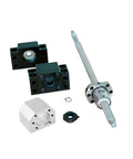 SFU1605 1200mm Ball Screw Assembly With RM1605 End Machined BK/BF12 And DSG16H Nut Housing A Solid Workhorse For CNC Machines And 3D Printers Heavy Duty Precision Low Friction Quiet Long-Lasting Performance. ball screw kit with BK/BF12 supports, nut housing, and screw