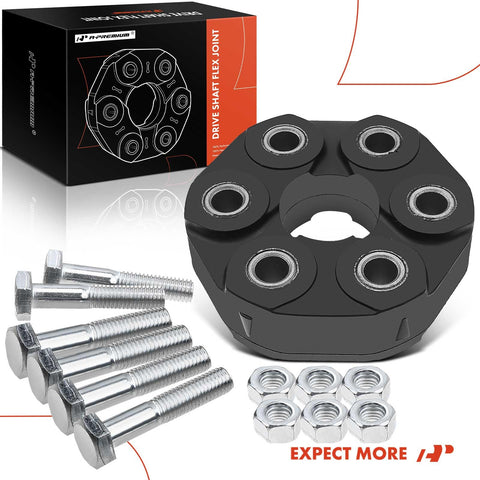 BMW Drive Shaft Coupler Flex Joint Propshaft Coupling With Bolts Bolt On Fit For BMW 318i 1993-1998 318is 318ti 323i 325i 325Ci 328i Z3 Z4 And Chevrolet Corvette No Fuss Install