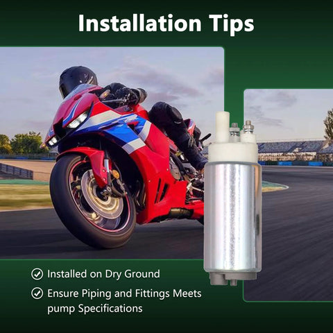 Ride-Ready Drop-In Fuel Pump With Regulator Strainer Gasket And Tank Seal Kit For Honda CBR600RR And Fireblade CBR1000R 2003-2007