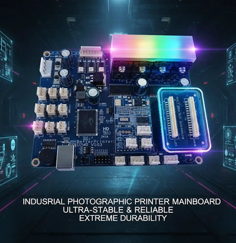Industrial photographic printer mainboard with ultra-stable, reliable performance and extreme durability.