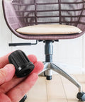 20 Piece Set of Durable Round Plastic Chair Wheel Sockets and Caster Inserts for Restoring Stability to Wobbly Swivel Computer Chairs