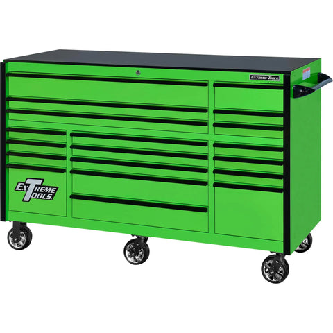 Knockout 19 Drawer Rolling Tool Cabinet With Extra Long Drawers Heavy Duty Steel Frame Full Extension Ball Bearing Slides And Quick Release Latches For Serious Mechanics