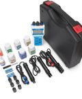 Portable Dissolved Oxygen Meter 6 In 1 Tester With pH EC TDS Salt Salinity And Altitude Compensation kit with case and probes