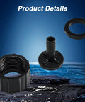 Two Pack Outboard Joint Assembly Flush Hose Adapter For Yamaha Outboards 150HP 175HP 200HP 225HP 300HP Replacement 6R3 12580 00 00