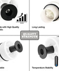 Replacement Flush Cartridge C100500K For 500 501 501A 501B 503 504 Toilet Tanks showing durable plastic components