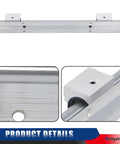 Two Piece SBR 16 Linear Guide Rails 400mm Long Set With Four SBR16UU Beefy Bearing Blocks Sliders for CNC Machines and Automation