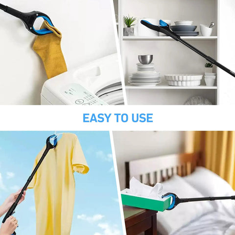 38 Inch Extra Long Grabber Reacher Tool 3 Pack Foldable Reacher Grabber Pickup Tools With 360 Degree Rotating Jaw And Magnet Heavy Duty Pick Up Grabbers For Seniors Trash Cleanup And Recovery