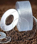 Transparent PVC Hard Washer Set For Screws With Sizes M1.2 M1.4 M2 M2.5 M3 M4 M5 M6 M8 M10 M12 And M20 Gasket Insulation Plate Pads 100 Pieces M2x5x0.3mm Ideal For Electronics Assembly And DIY Projects With Durable Seal And Vibration Isolation