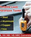 Heavy Duty Portable Digital Hardness Tester For Steel And Cast Iron Featuring Dead Nuts Accurate Leeb Gauge Readings, handheld measuring steel.