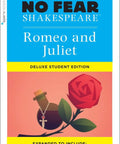 Cover of Romeo And Juliet Side By Side Plain English Deluxe Student Edition With Modern Language Translations.
