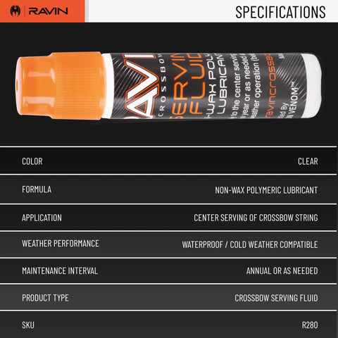Non Wax Polymer Lubricant For Crossbow String Center Serving Maintenance Odor Free Waterproof All Weather Performance Tube